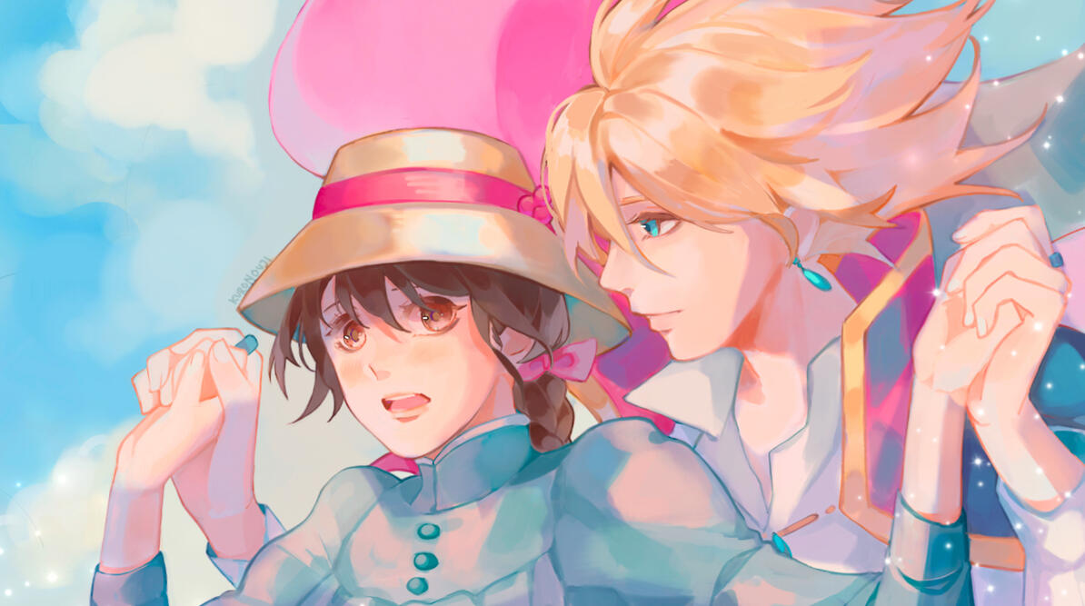 September 2022 Howl's Moving Castle Redraw Challenge Fanart